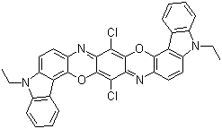 Pigment-fiolet-23-struktura molekularna